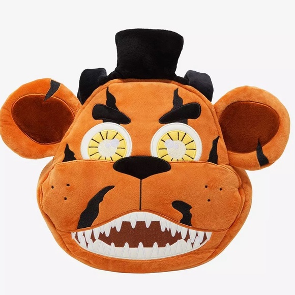 Five Nights At Freddy's Angry Freddy Face Plush Tote Bag - Picture 2 of 10